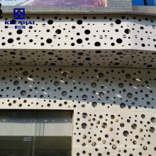Building Exterior Laser Cut Metal Wall Panels Facade (KH-CW030)
